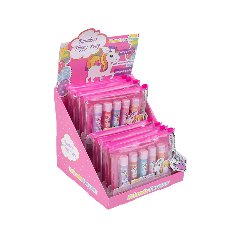 Juego de brillo de labios para niños de 5 piezas, Juego de maquillaje de labios para niños