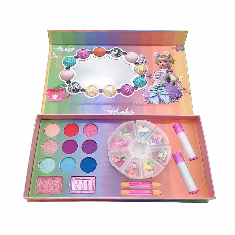 Juego de cosméticos de maquillaje para niños Juegos de regalo de maquillaje para niñas pequeñas Kit de maquillaje para niños